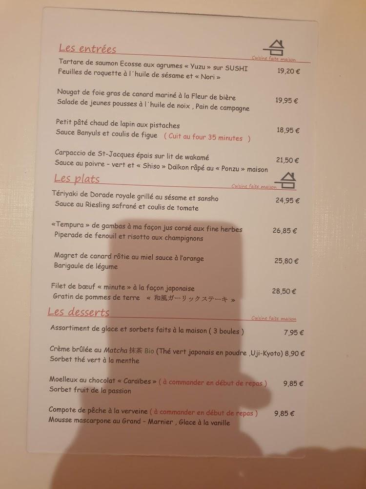 Le Relais Princesse Maria Leczinska - Menu Image 2